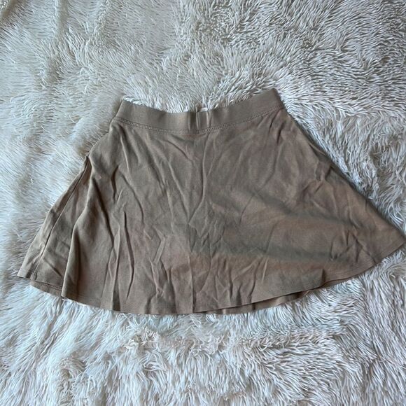 The Children’s Place Khaki Pull On Flare Uniform Skirt Size 10 - Picture 2 of 4
